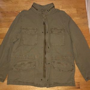 Beige Men’s gap parka jacket